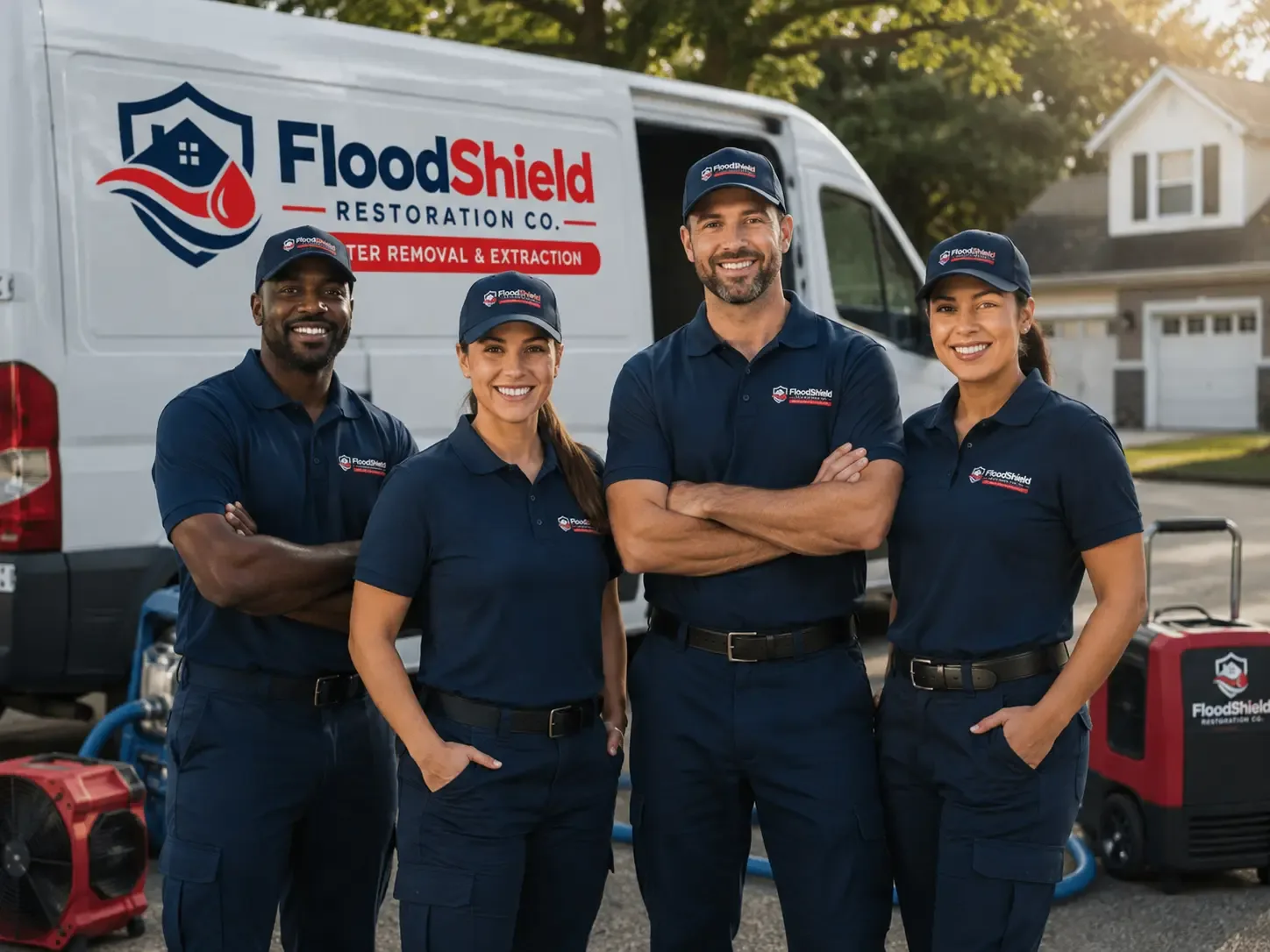Flood Damage Restoration company in Jbphh, HI